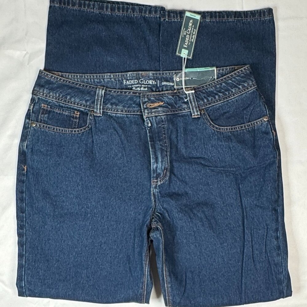 NWT (14) FADED GLORY ORIGINAL BLUE JEANS